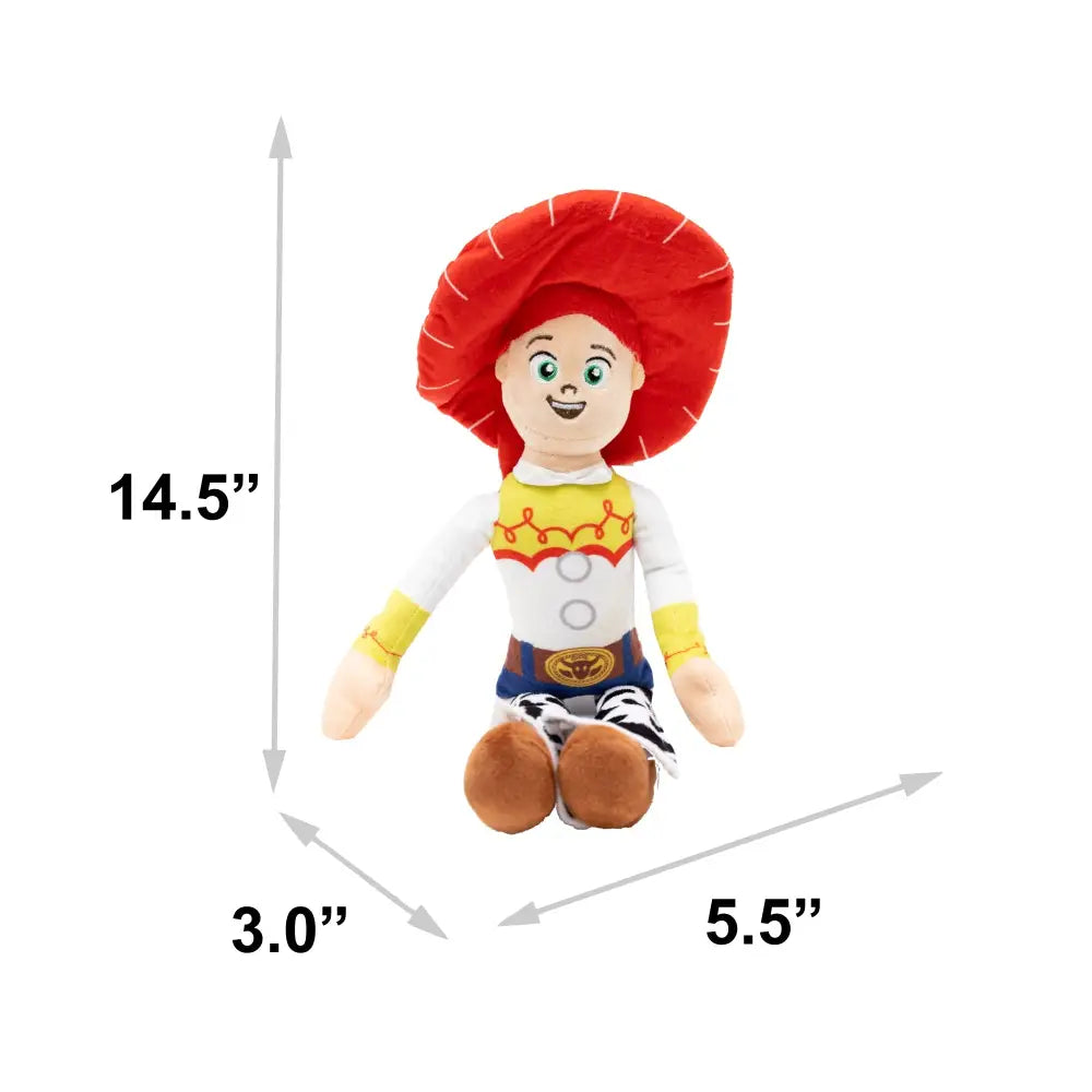 Dog Toy Squeaker Plush - Pixar Toy Story Jessie Full Body Pose Dog Toy Squeaky Plush