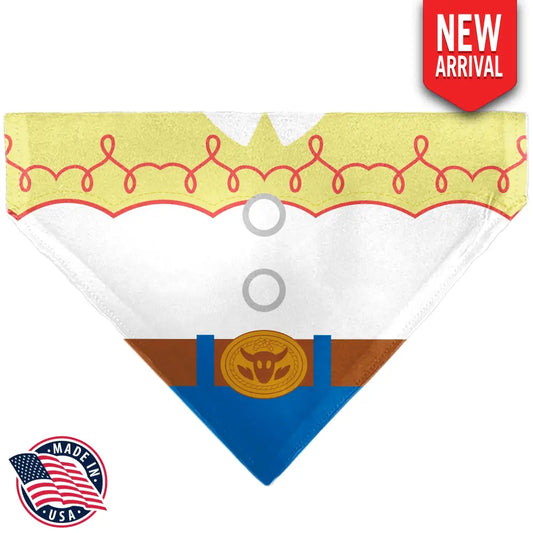 Pet Bandana - Toy Story Jessie Bounding Costume Bodice - Pet Bandanas