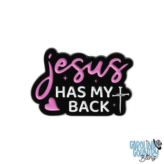 Jesus Has My Back – Multi Pin/Brooch