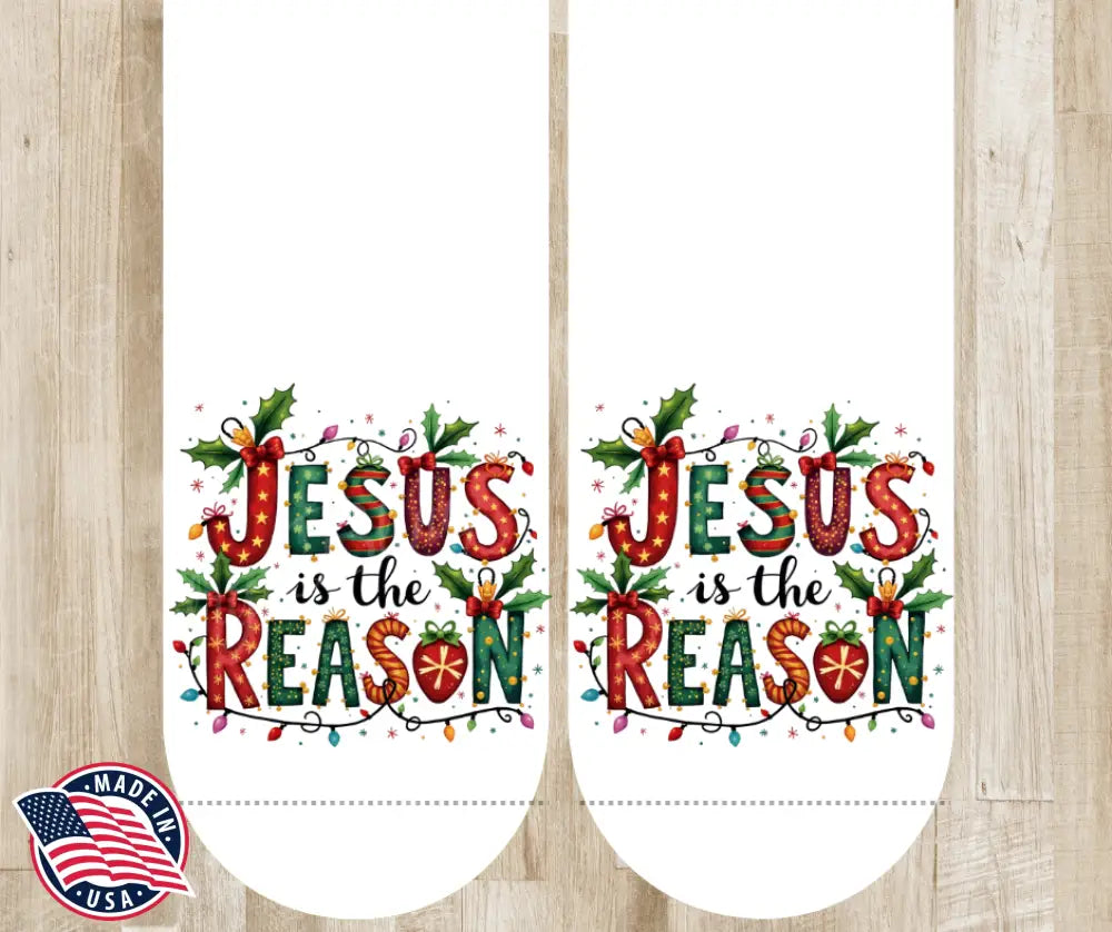 Jesus Is The Reason – Multi Socks