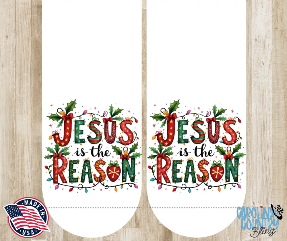 Jesus Is The Reason – Multi Socks