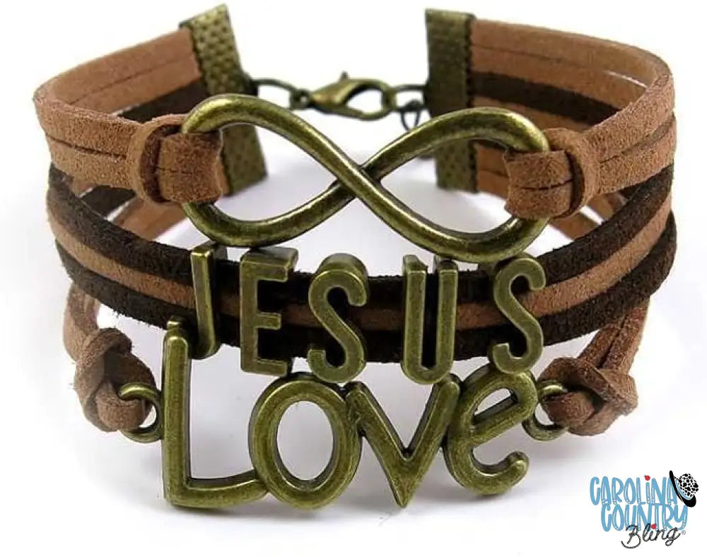 Jesus’ Love – Brown Bracelet