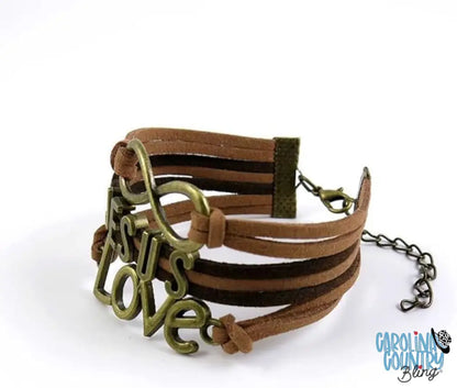 Jesus’ Love – Brown Bracelet