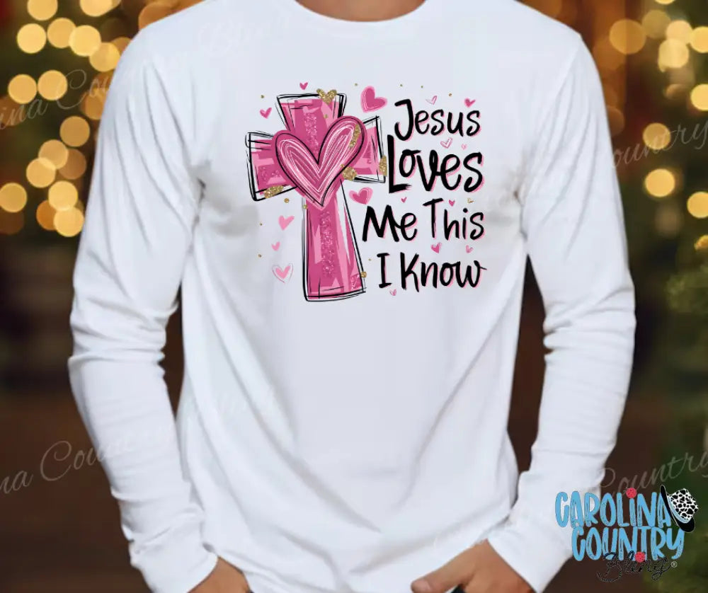 Jesus Loves Me – White Small / Long Shirt