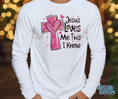 Jesus Loves Me – White Small / Long Shirt