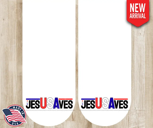 Jesus Saves - Multi - Socks