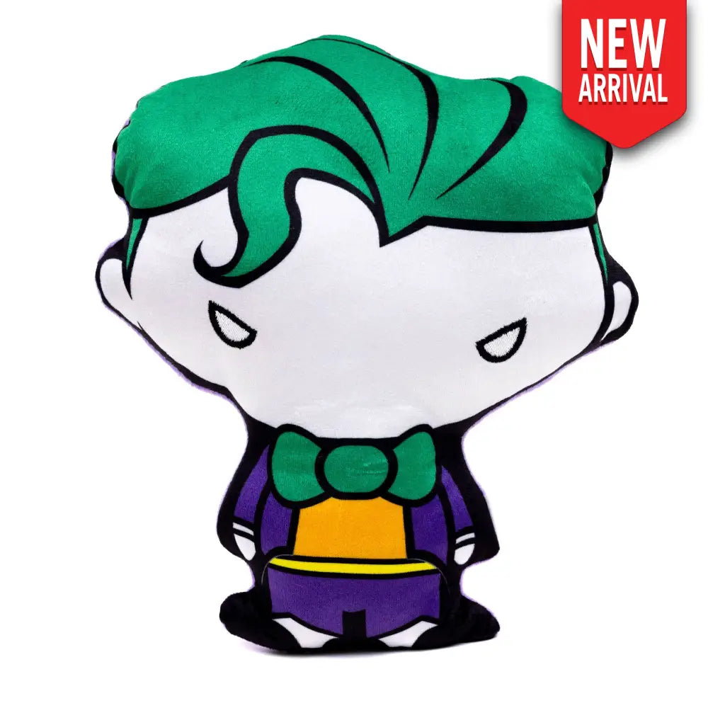 Dog Toy Squeaker Plush - DC Comics Chibi Joker Standing Pose Dog Toy Squeaky Plush
