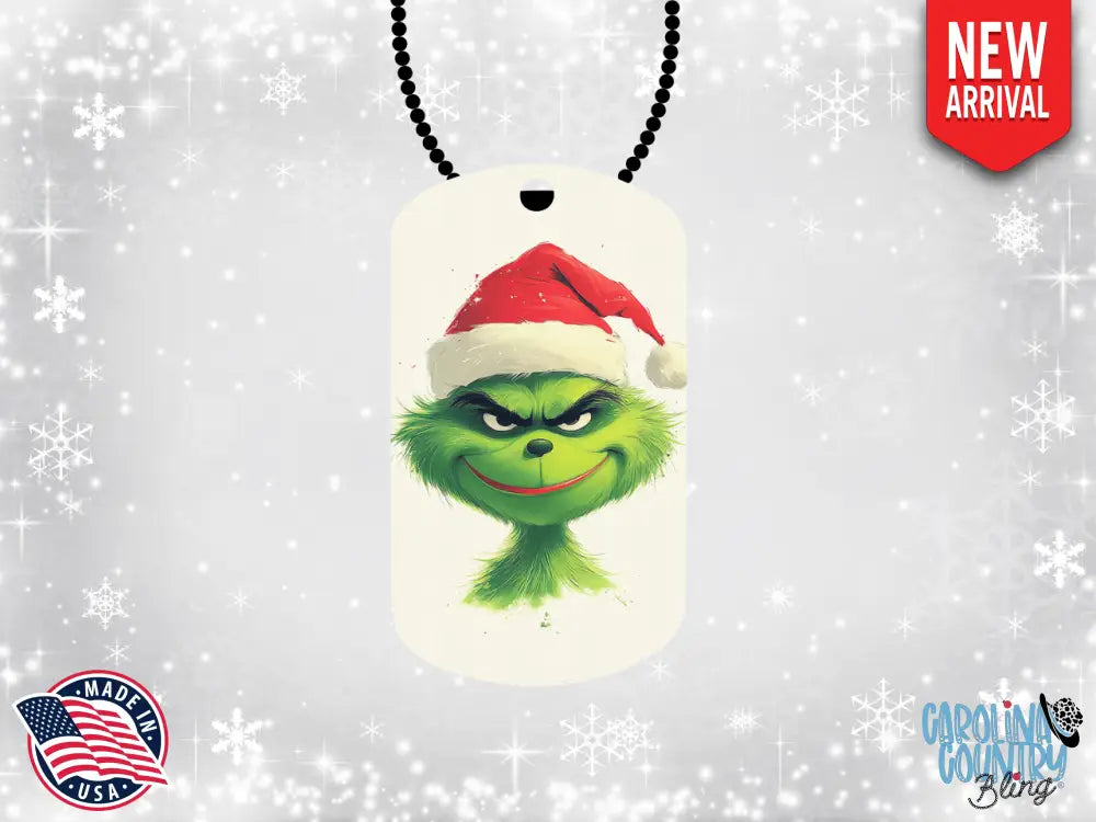 Jolly Grinch-Mas – Green Necklace