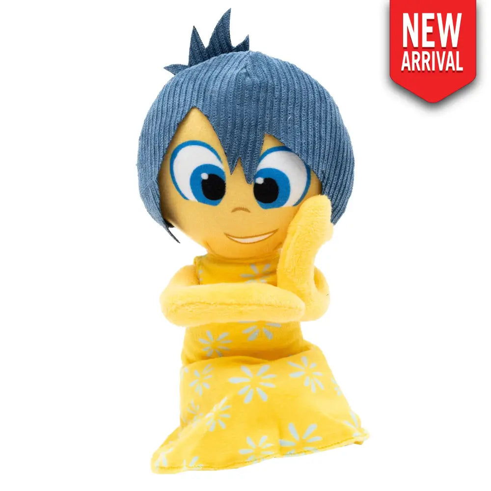 Dog Toy Squeaker Plush - Pixar Inside Out Joy Full Body Pose Dog Toy Squeaky Plush
