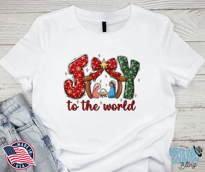 Joy To The World – White Small / Short Shirt