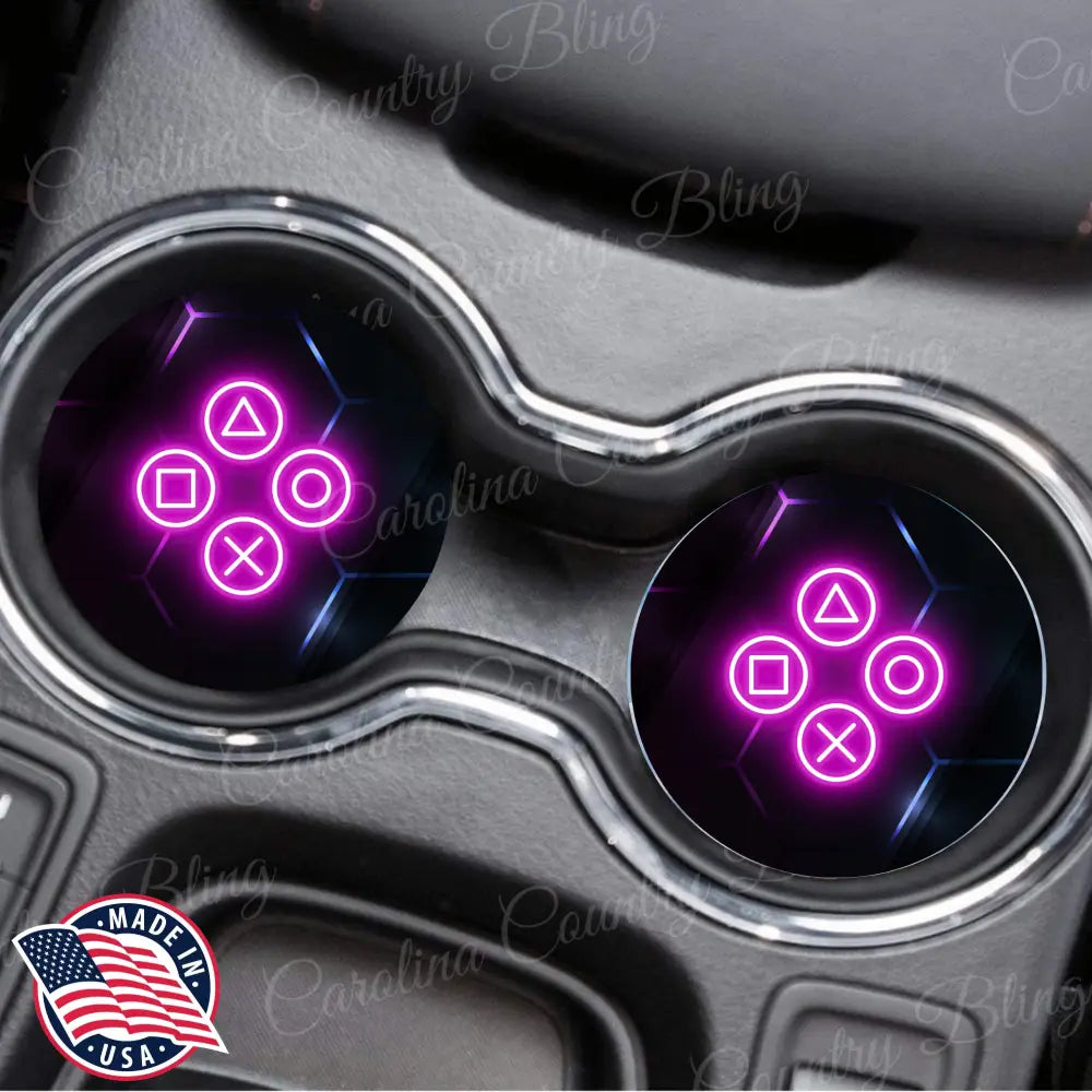 Jump – Pink Car Coaster