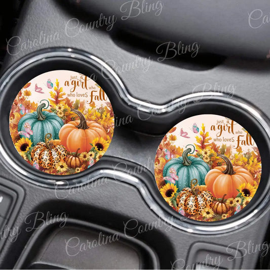 Just A Girl Who Loves Fall – Multi Car Coaster