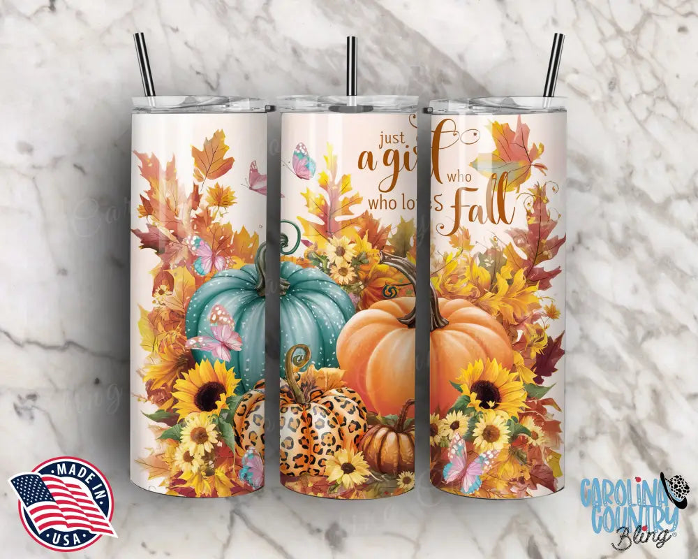 Just A Girl Who Loves Fall – Multi Tumbler