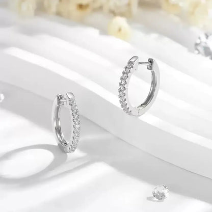 Just a Little Bit of Sparkle – Silver Earrings