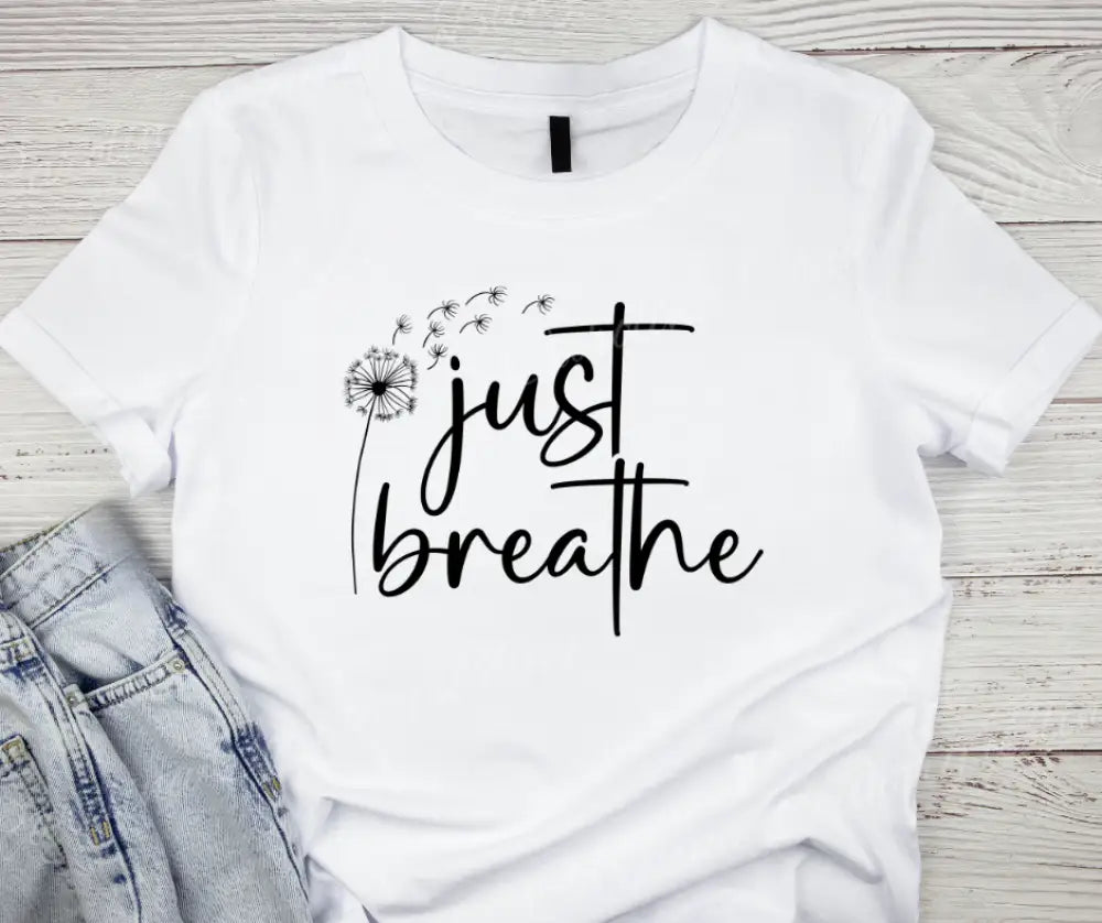 Just Breathe – Multi Small / Short / White Shirt Shirt