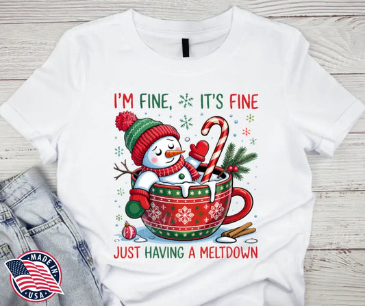 Just Having a Meltdown - Multi Small / Short Shirt