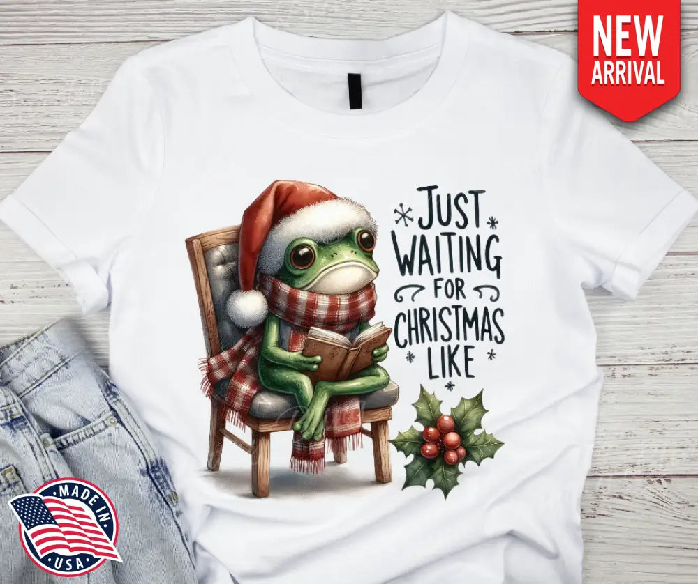 Just Waiting For Christmas Like - Multi Small / Short Shirt