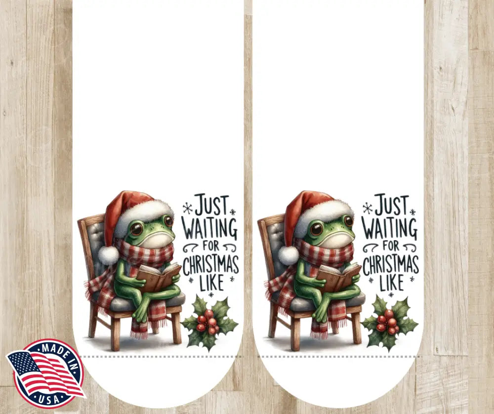 Just Waiting For Christmas Like - Multi Socks