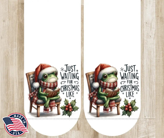 Just Waiting For Christmas Like - Multi Socks