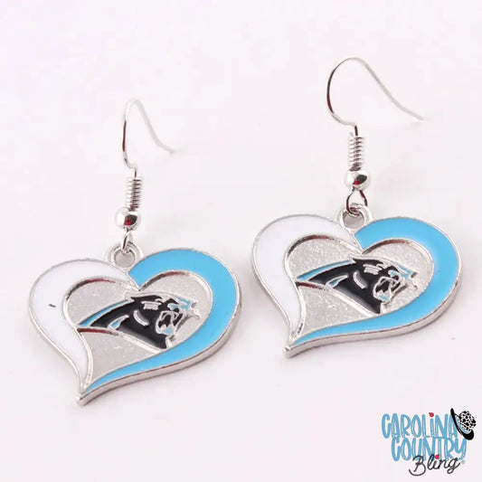 Keep Pounding Blue Earrings