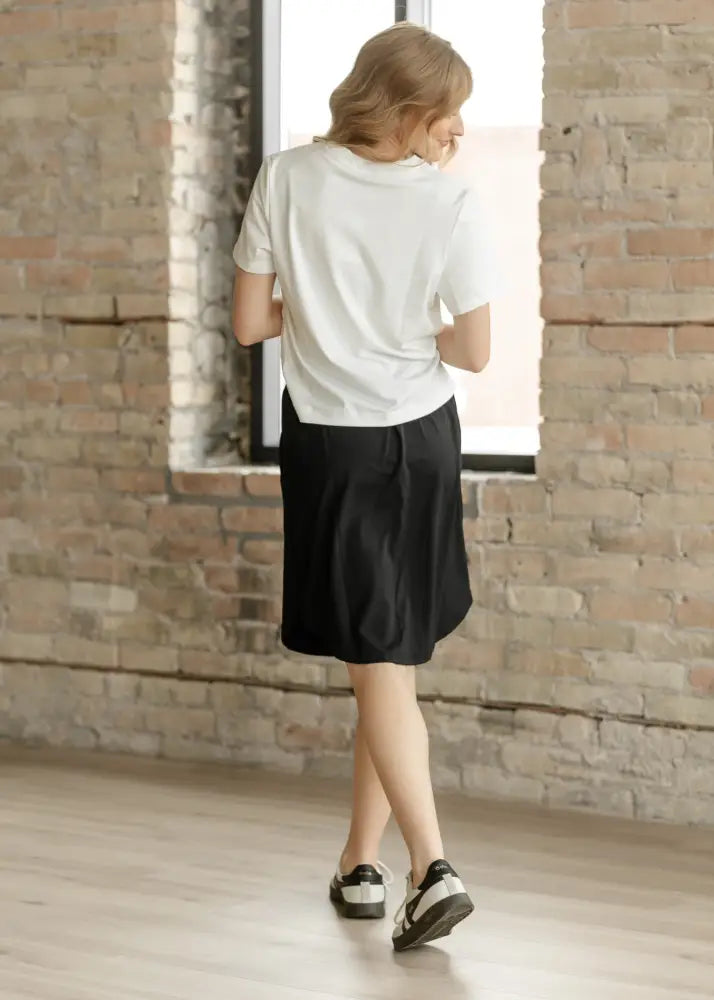 Kenedi Black Athletic Sport Skirt - IC Skirts