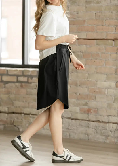 Kenedi Black Athletic Sport Skirt - IC Skirts
