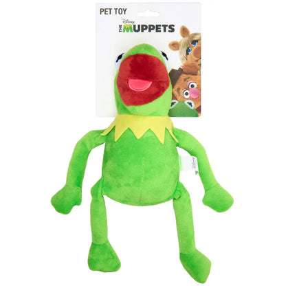 Dog Toy Squeaker Plush - The Muppets Kermit the Frog Full Body Pose - Dog Toy Squeaky Plush