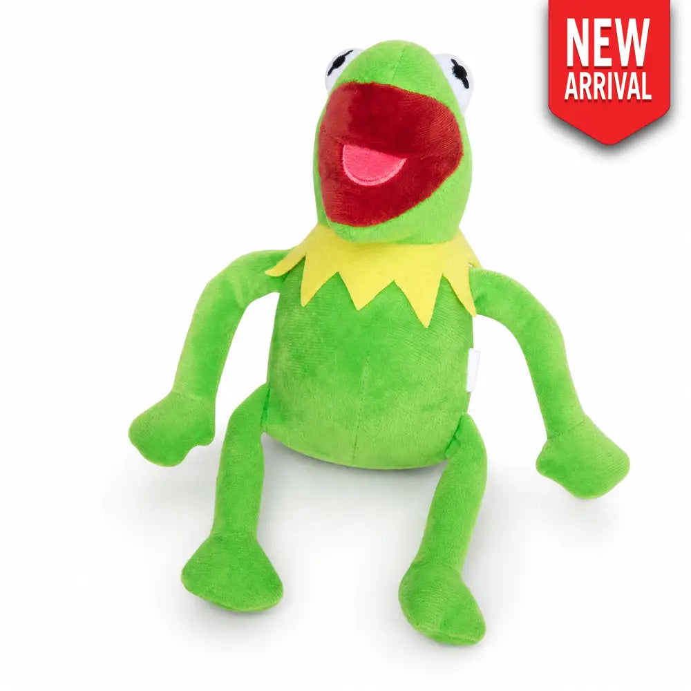 Dog Toy Squeaker Plush - The Muppets Kermit the Frog Full Body Pose - Dog Toy Squeaky Plush