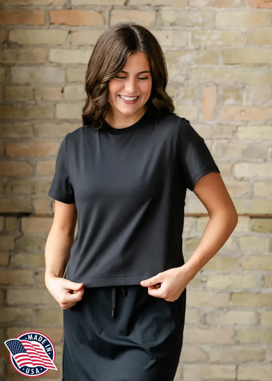 Kia Black Athletic Short Sleeve T-shirt IC Tops