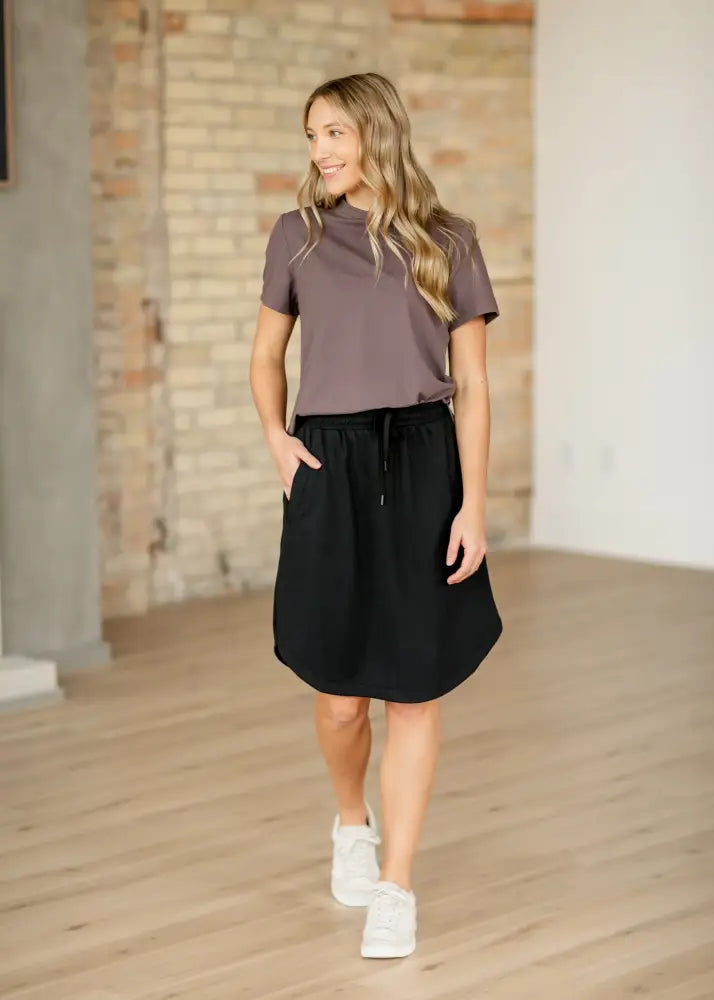 Kia Dusty Mauve Athletic Short Sleeve T-shirt IC Tops