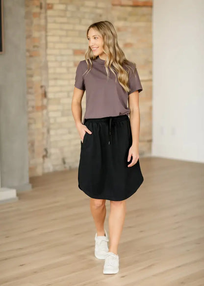Kia Dusty Mauve Athletic Short Sleeve T-shirt IC Tops