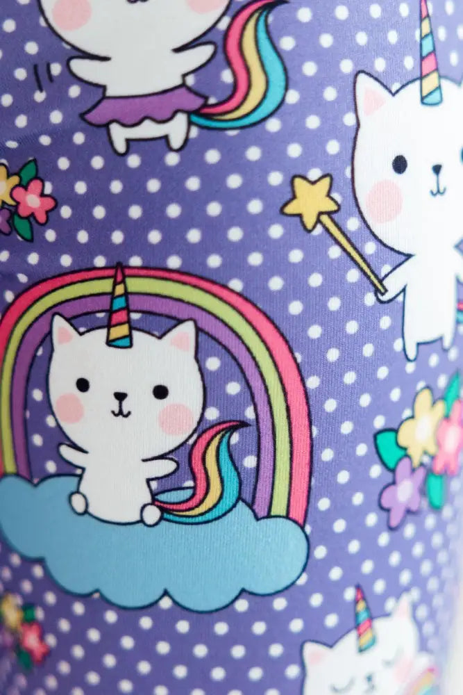 Kitties in the Clouds Leggings - Leggings