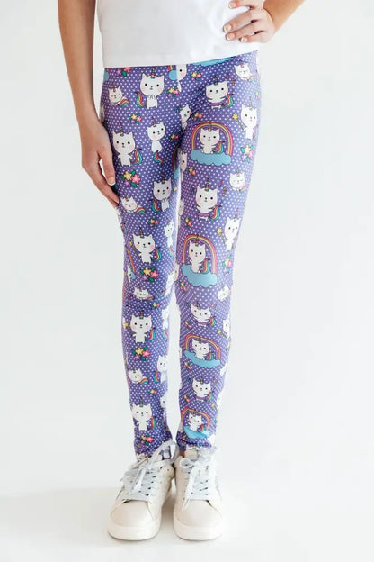 Kitties in the Clouds Leggings - Leggings