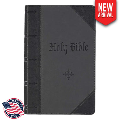 KJV Black Study Size Holy Bible Giant Print