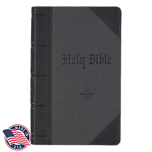 KJV Black Study Size Holy Bible Giant Print