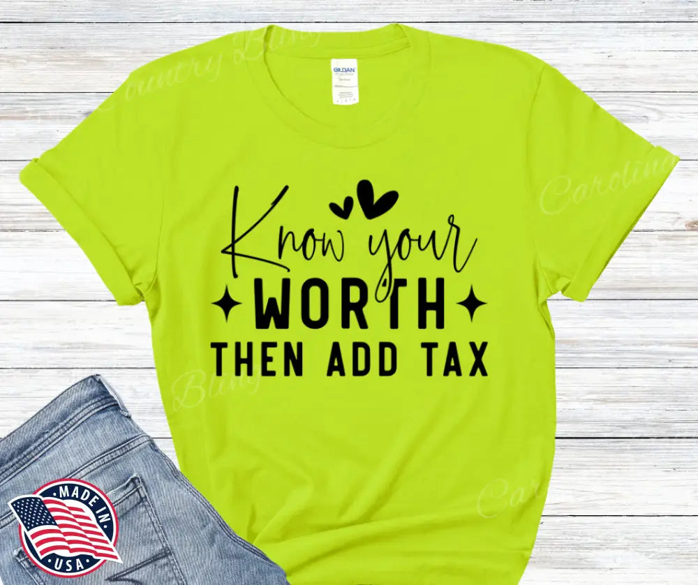 Know Your Worth – Multi Shirt