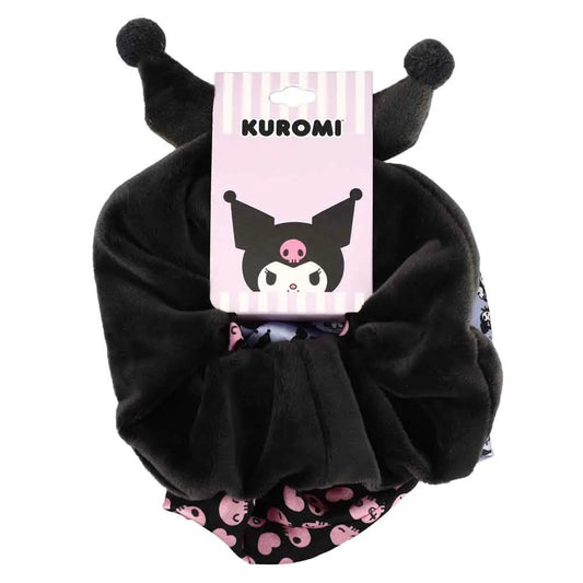Sanrio Kuromi Scrunchie 3-Pc Set Fashion Accessories