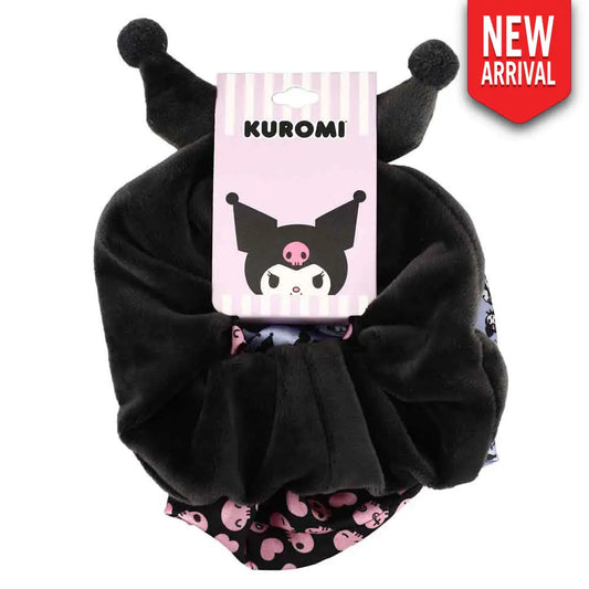 Sanrio Kuromi Scrunchie 3-Pc Set Fashion Accessories