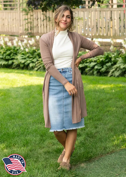 Kylin Open Front Cardigan - IC Layering Essentials