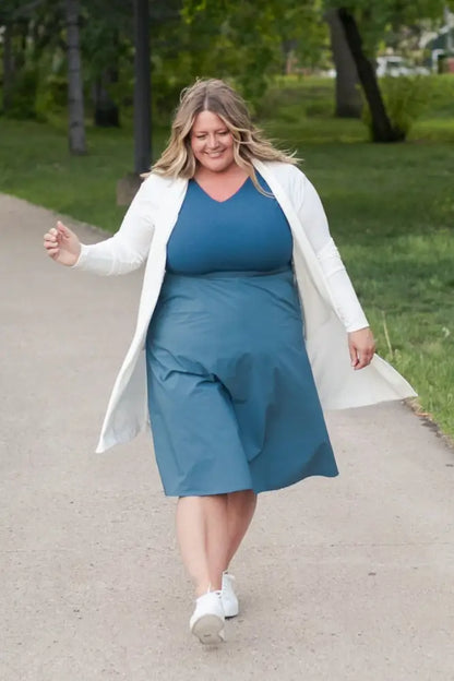 Kylin Open Front Cardigan - White / 2XL - IC Layering Essentials