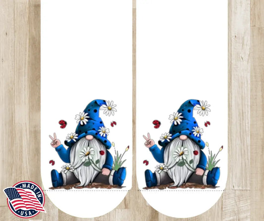 Ladybug Love - Blue Socks