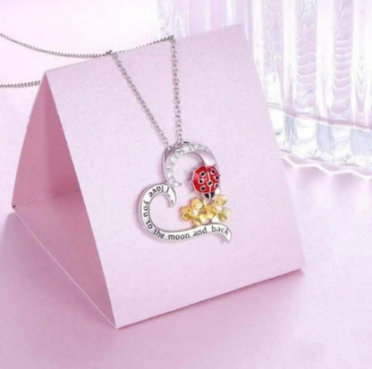 Ladybug Love Red Necklace