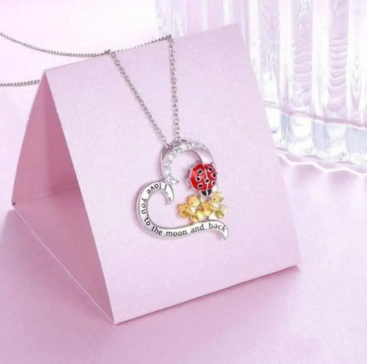 Ladybug Love Red Necklace