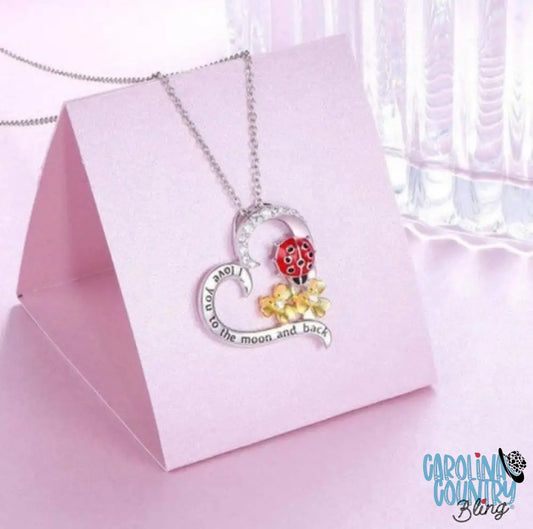 Ladybug Love Red Necklace