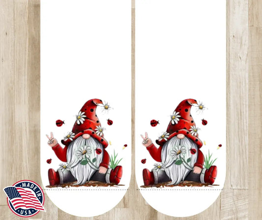 Ladybug Love - Red Socks