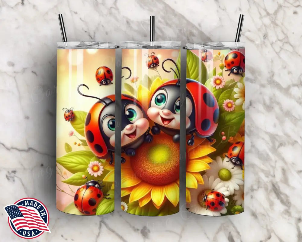Ladybug Love – Red Tumbler