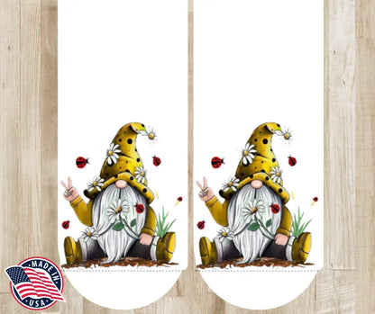 Ladybug Love - Yellow Socks