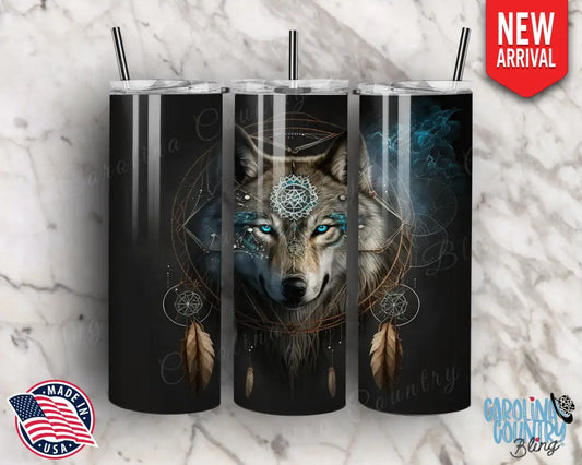 Leading The Pack – Blue Tumbler