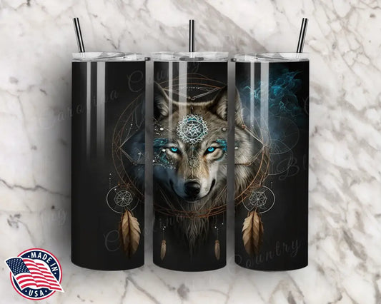 Leading The Pack – Blue Tumbler