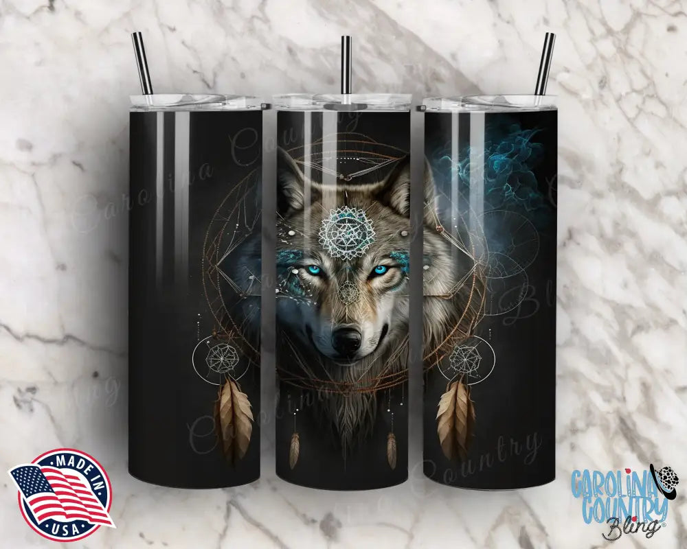 Leading The Pack – Blue Tumbler